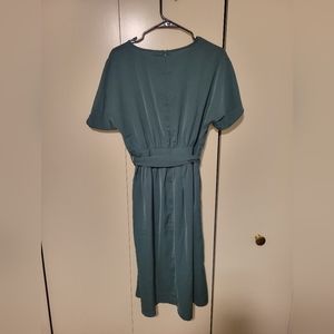 PetalLush Midi Dress